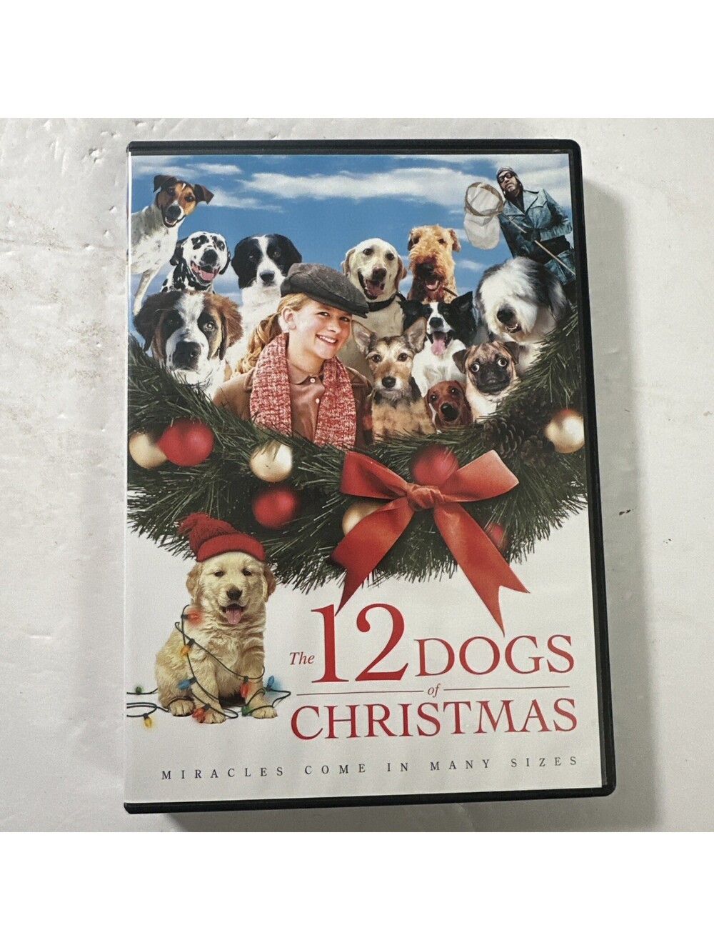 The 12 Dogs of Christmas DVD Miracles Come In Many Sizes Very Good